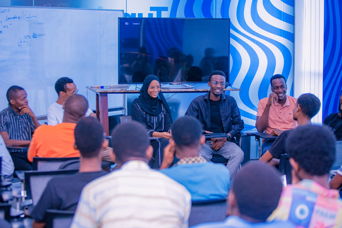 Generative AI Tanzania meetup audience and speakers
